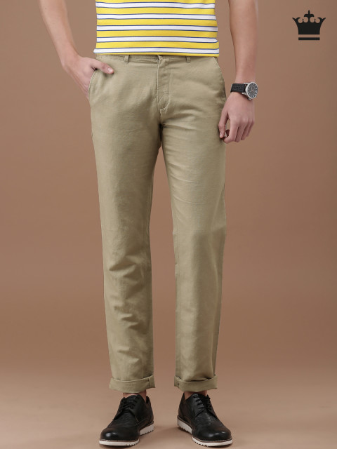 Louis Philippe Relaxed fit trousers outlet  1800 products on sale   FASHIOLAcouk